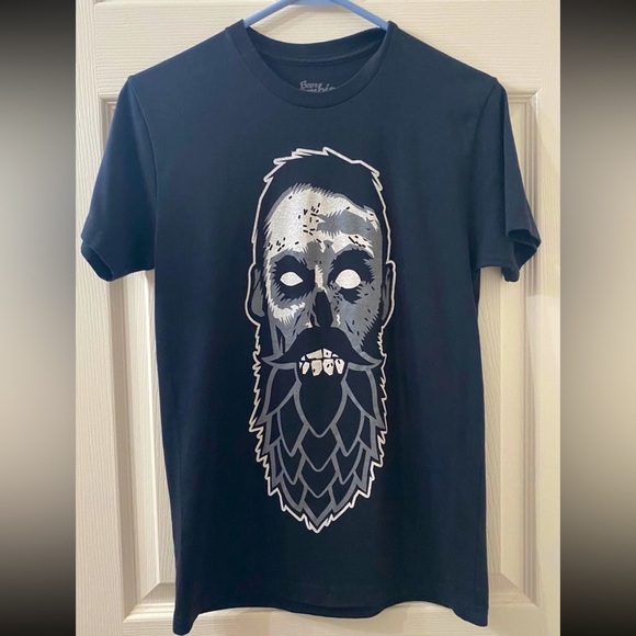 None Other - Craft Beer Zombie Black T-Shirt - Men’s X-Small